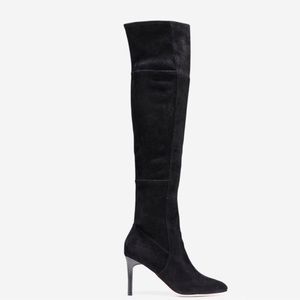 Cole Haan Maina OTK Boot - Black Suede